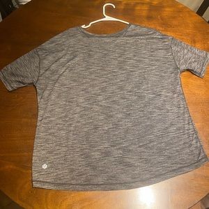 lululemon heathered gray top
